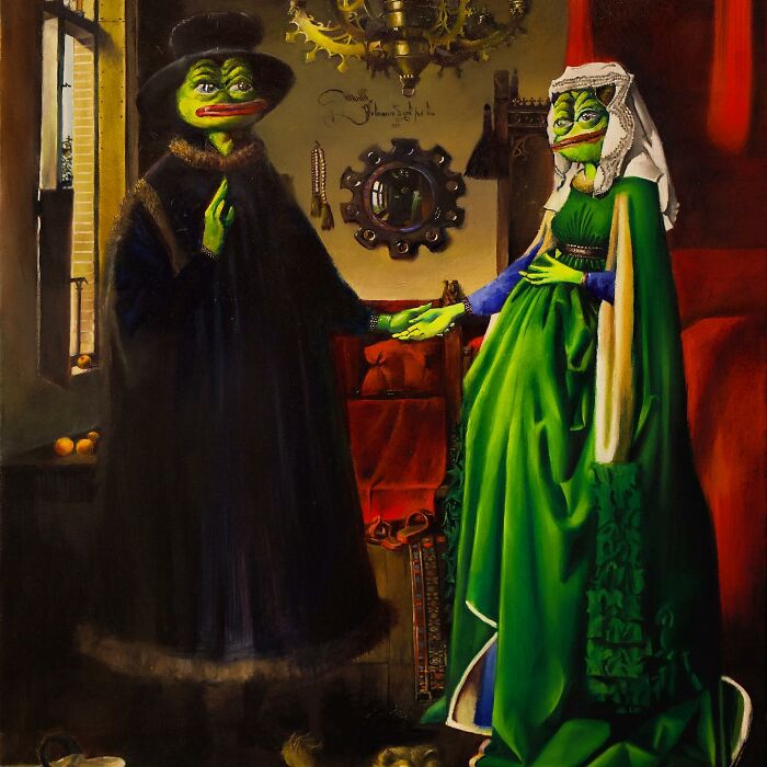 This Russian Artist Transforms Pepe The Frog Into Works Of Art