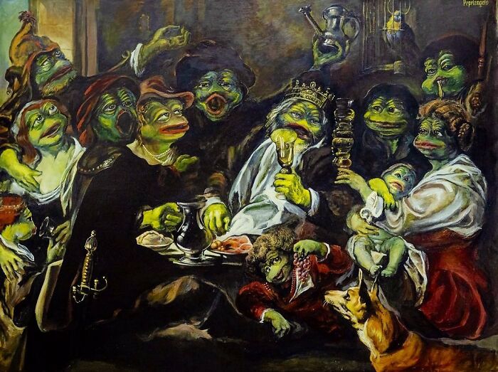 This Russian Artist Transforms Pepe The Frog Into Works Of Art