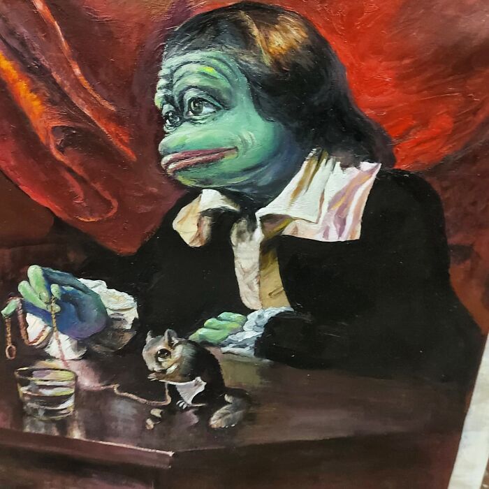 This Russian Artist Transforms Pepe The Frog Into Works Of Art