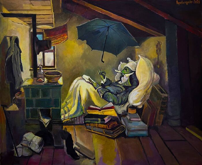 This Russian Artist Transforms Pepe The Frog Into Works Of Art