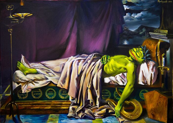 This Russian Artist Transforms Pepe The Frog Into Works Of Art