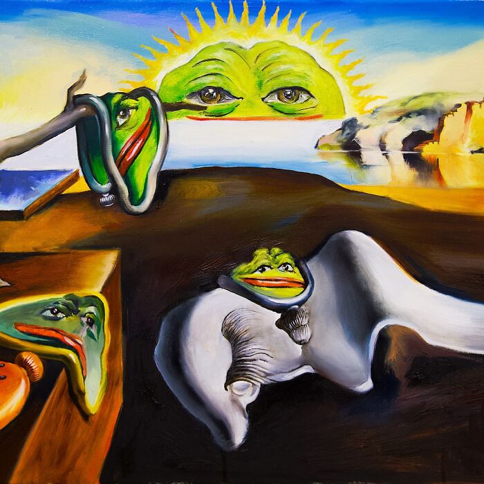 This Russian Artist Transforms Pepe The Frog Into Works Of Art