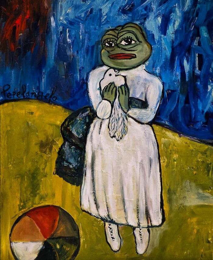 This Russian Artist Transforms Pepe The Frog Into Works Of Art