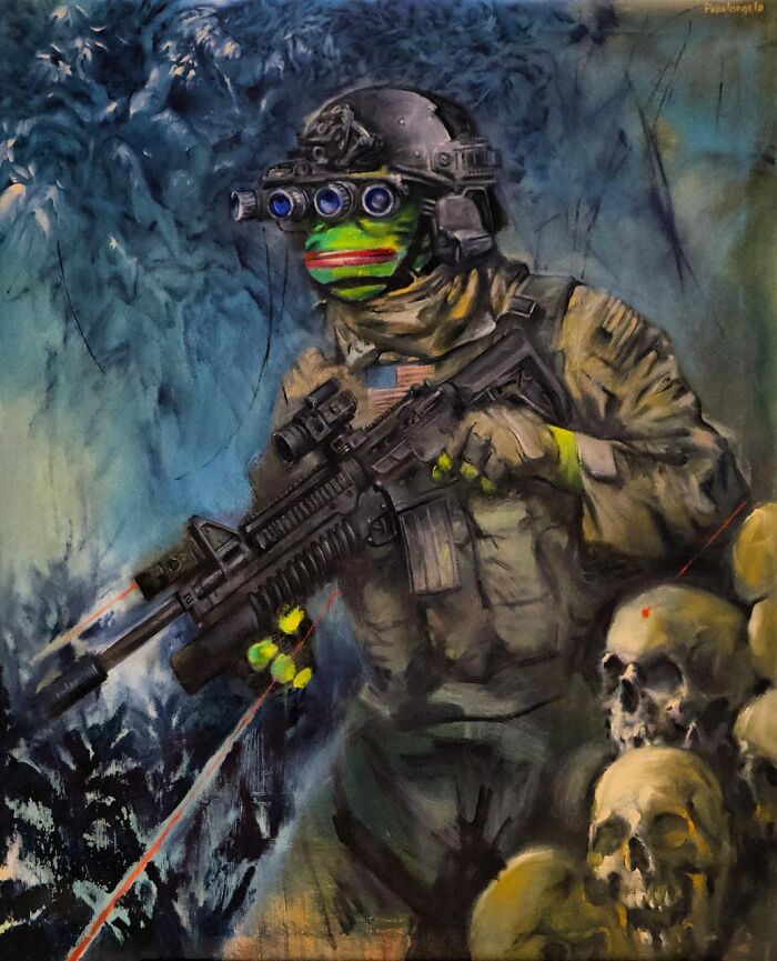 This Russian Artist Transforms Pepe The Frog Into Works Of Art