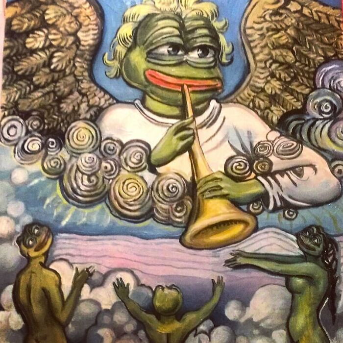 This Russian Artist Transforms Pepe The Frog Into Works Of Art
