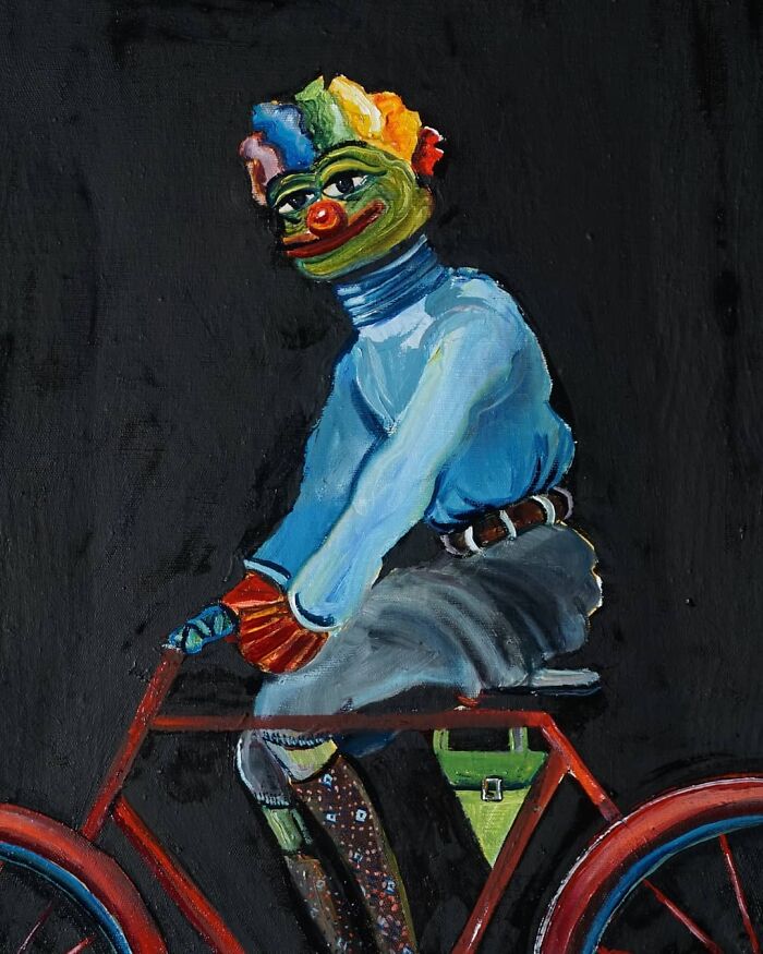 This Russian Artist Transforms Pepe The Frog Into Works Of Art
