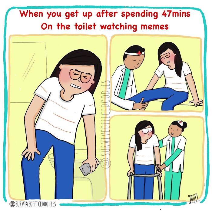 Memes on the toilet
