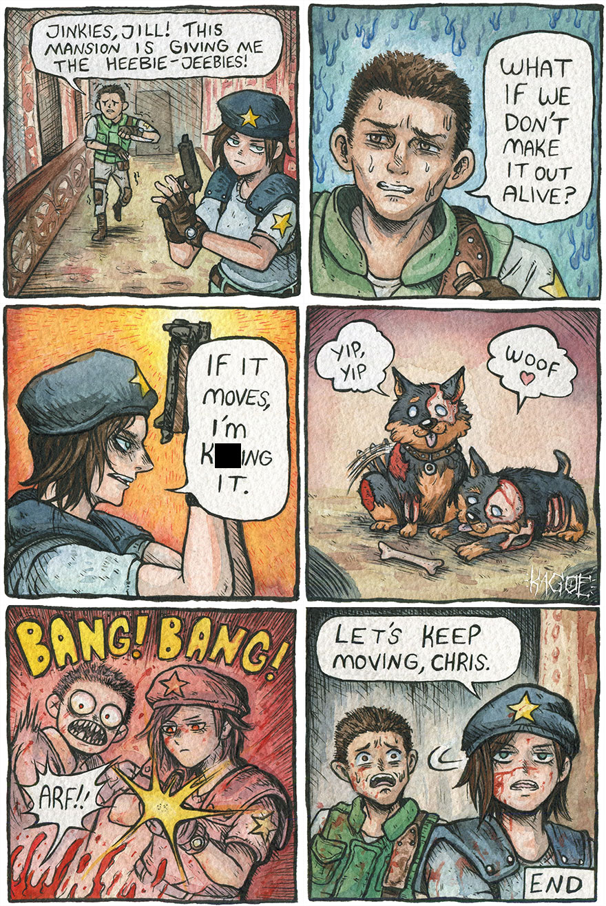 This Artist Shows The Classic "Resident Evil" Like You've Never Seen It Before