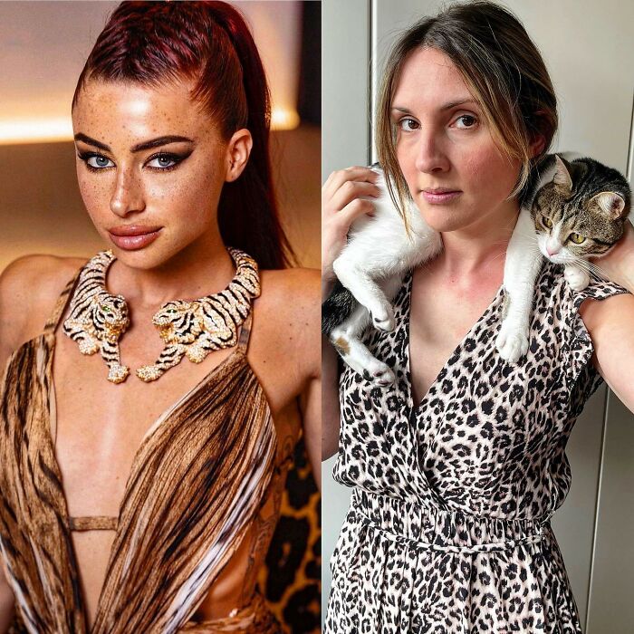 This Couple Is Entertaining The Internet By Imitating Photos Of Celebrities And Models