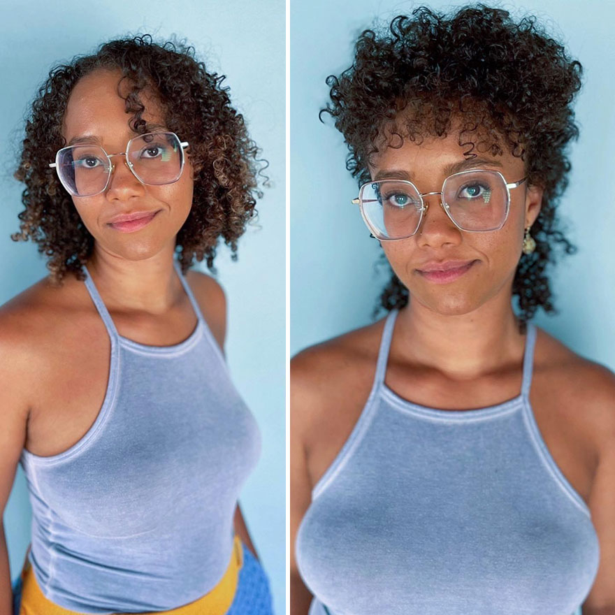 This Hairdresser Manages To Make Her Clients Look Brighter After A Haircut