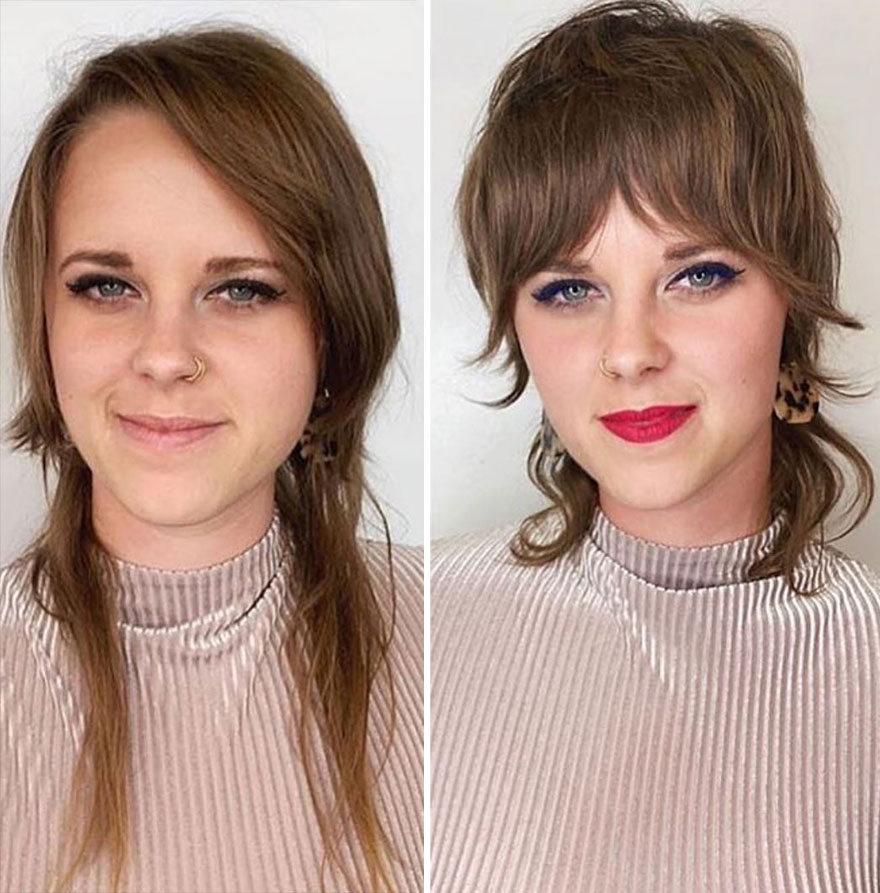 This Hairdresser Manages To Make Her Clients Look Brighter After A Haircut