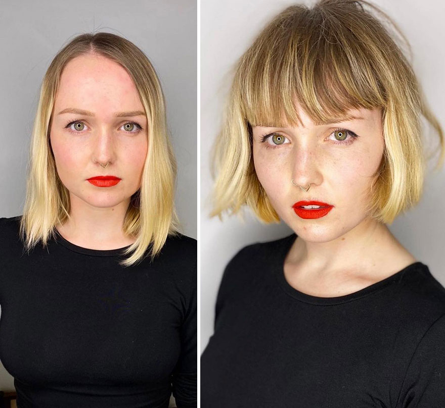 This Hairdresser Manages To Make Her Clients Look Brighter After A Haircut