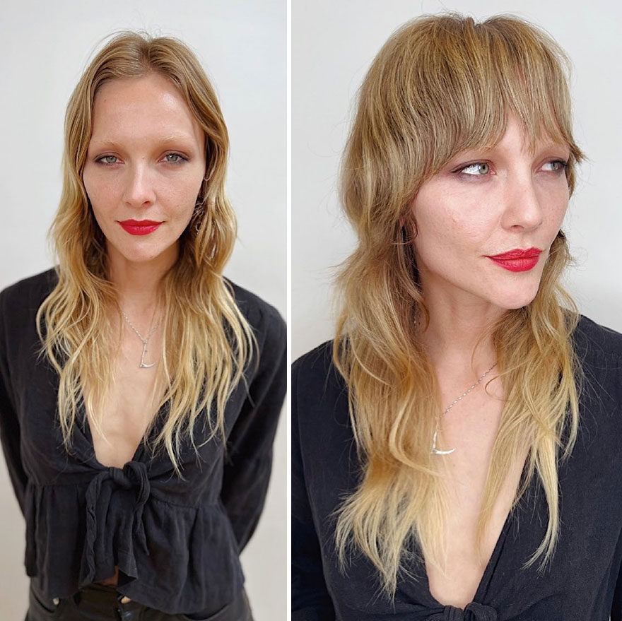 This Hairdresser Manages To Make Her Clients Look Brighter After A Haircut