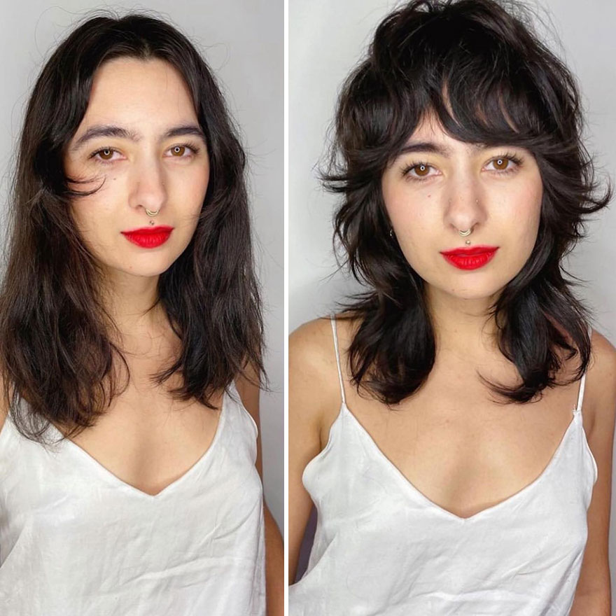 This Hairdresser Manages To Make Her Clients Look Brighter After A Haircut