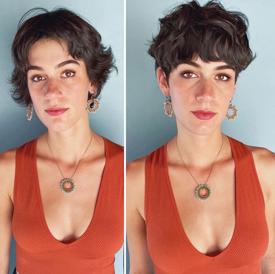 This Hairdresser Manages To Make Her Clients Look Brighter After A Haircut
