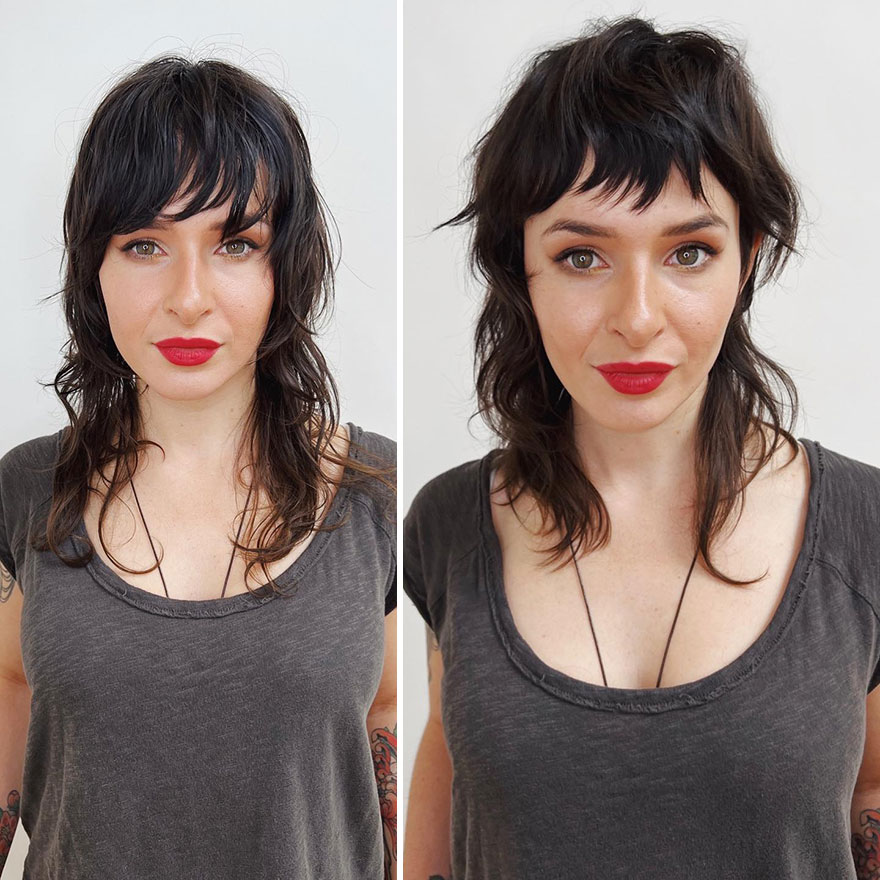 This Hairdresser Manages To Make Her Clients Look Brighter After A Haircut