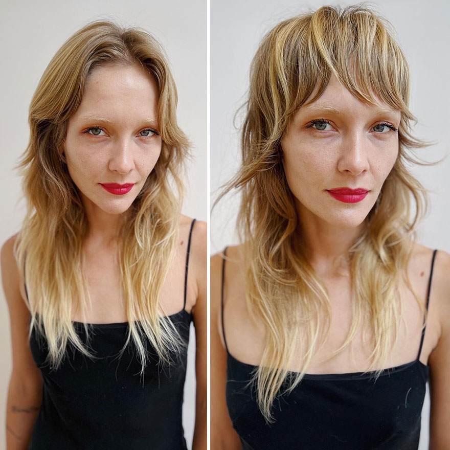This Hairdresser Manages To Make Her Clients Look Brighter After A Haircut