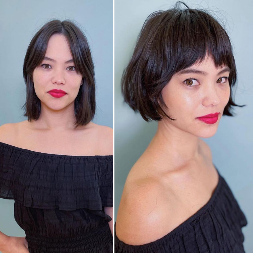 This Hairdresser Manages To Make Her Clients Look Brighter After A Haircut