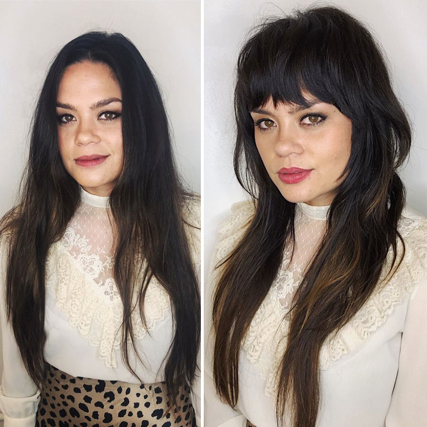 This Hairdresser Manages To Make Her Clients Look Brighter After A Haircut