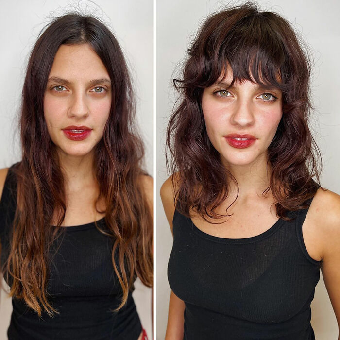 This Hairstylist Shows How A Good Haircut Transforms People And These 30 Pics Prove It