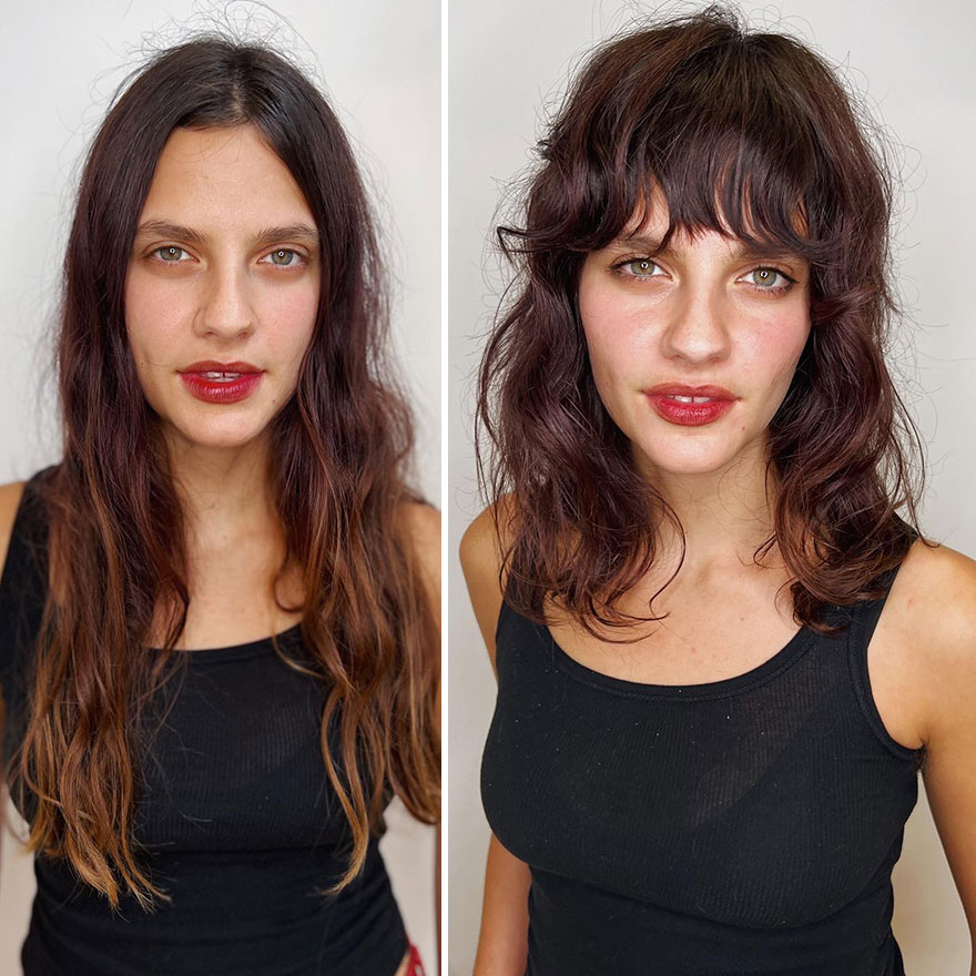This Hairdresser Manages To Make Her Clients Look Brighter After A Haircut
