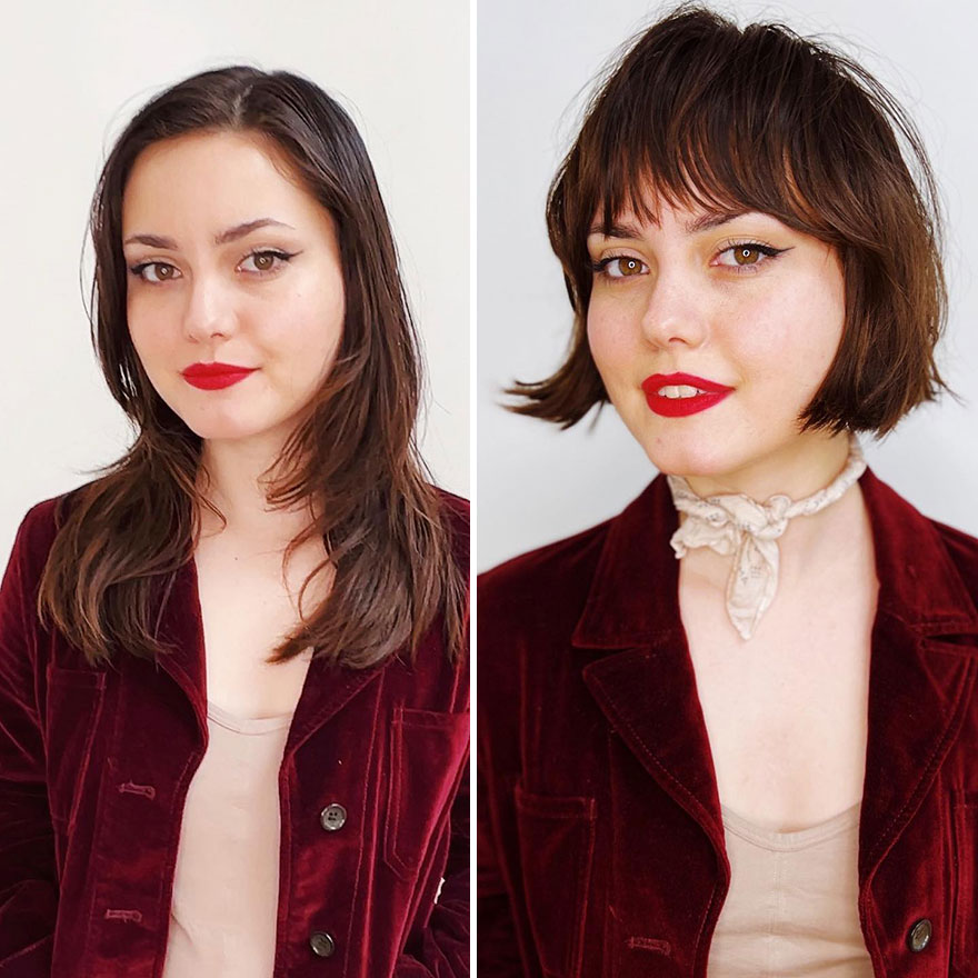 This Hairdresser Manages To Make Her Clients Look Brighter After A Haircut