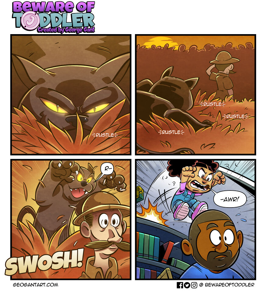 Toddlerhood: I Drew 32 Comics About Daily Life As A Stay-At-Home Dad To A Two-Year-Old