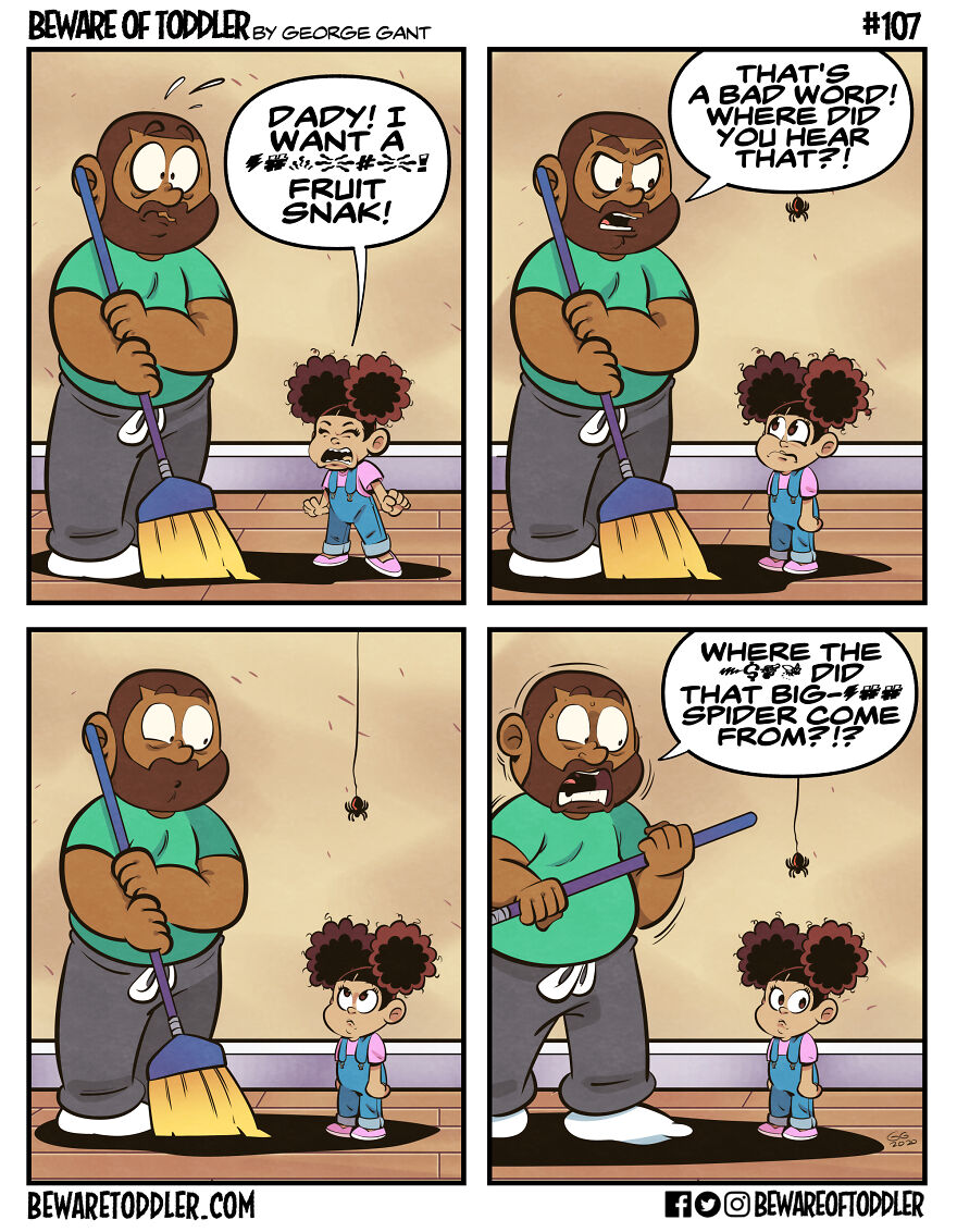 Toddlerhood: I Drew 32 Comics About Daily Life As A Stay-At-Home Dad To A Two-Year-Old