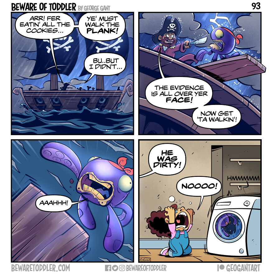 Toddlerhood: I Drew 32 Comics About Daily Life As A Stay-At-Home Dad To A Two-Year-Old