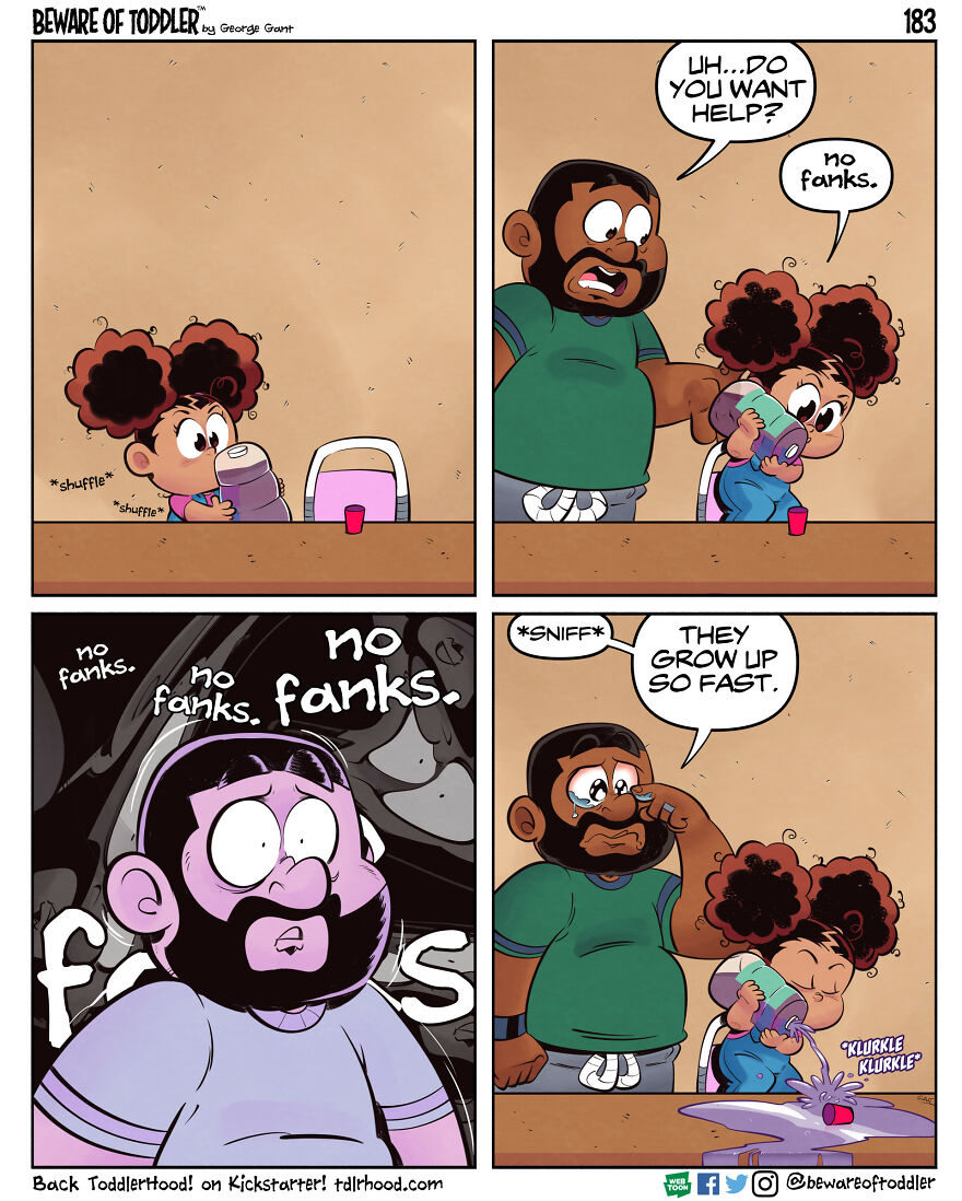 Toddlerhood: I Drew 32 Comics About Daily Life As A Stay-At-Home Dad To A Two-Year-Old
