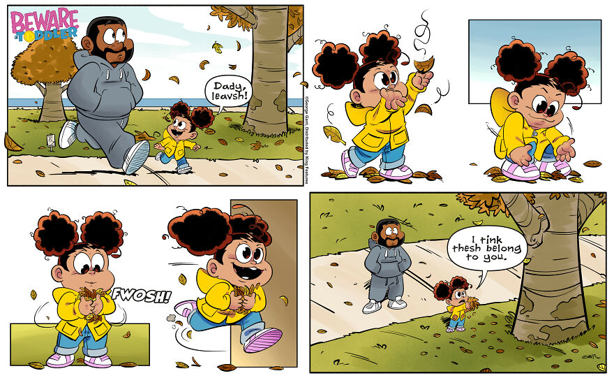 Toddlerhood: I Drew 32 Comics About Daily Life As A Stay-At-Home Dad To A Two-Year-Old