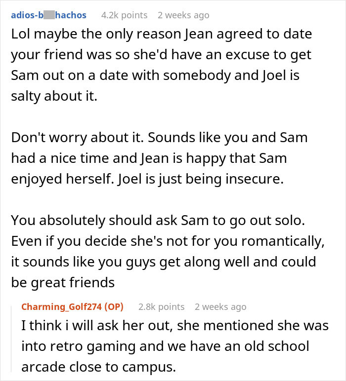 Guy Asks Designated Unattractive Friend To Join A Double Date, Doesn't Enjoy His Success