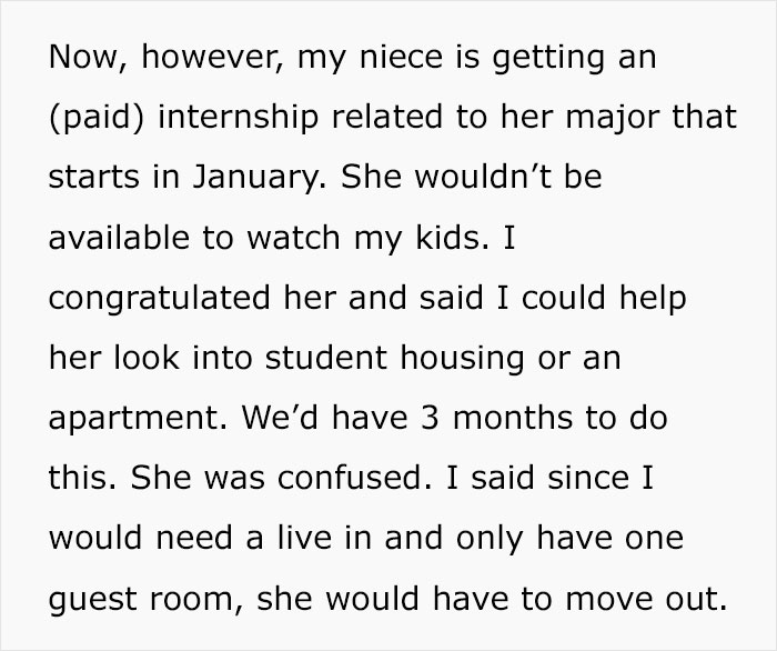 People Back Up Single Mom After She Tells Her Niece To Move Out As She&rsquo;s Not Her Nanny Anymore