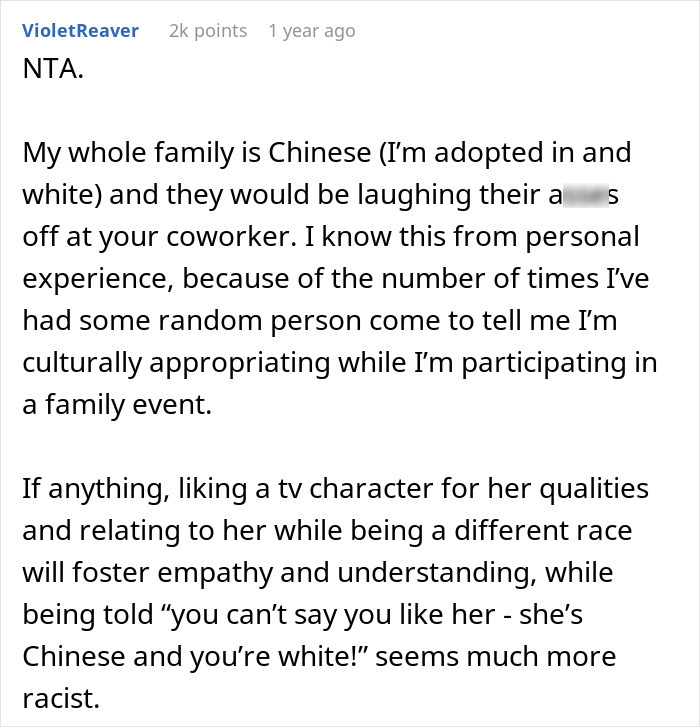 Woman Takes Offense At White 8 Y.O. Comparing Herself To An Asian Disney Princess