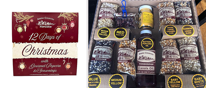 12 Days Of Popping Pleasure With A Popcorn And Seasoning Advent Calendar - Because Not All Kernels Are Created Equal!