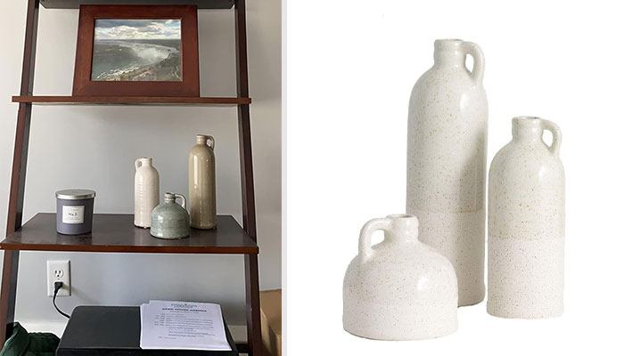 Sullivans Jugjoy Trio: Ceramic Vase Set - 'Pour' Some Farmhouse Chic Onto Your Mantle, Shelf Or Table, Filling Every Room With Vase-Ly Versatile Vibes!