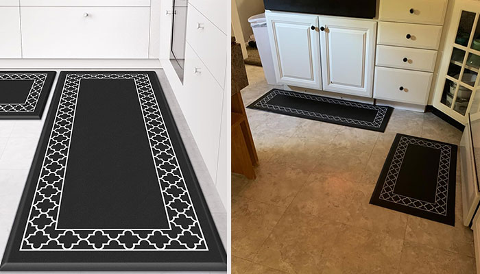 Mattitude Cushion-Comfort Duo: Anti-Fatigue Kitchen Mats - Turn Your Home Or Office Floors From 'Drab To Fab', One Comfortable Step At A Time!