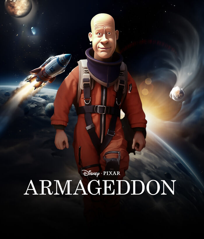 Bruce Willis Saving The Earth In Animated Version