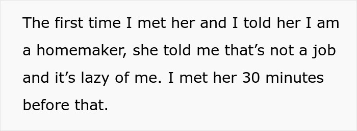 Girl Thinks Her MIL Homemaker Is Lazy, Makes Scornful Comments Until She&rsquo;s Asked To Leave