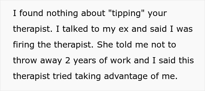 Family Therapist Starts Asking For $20 Tips, Leaves A Bad Taste In Her Client's Mouth