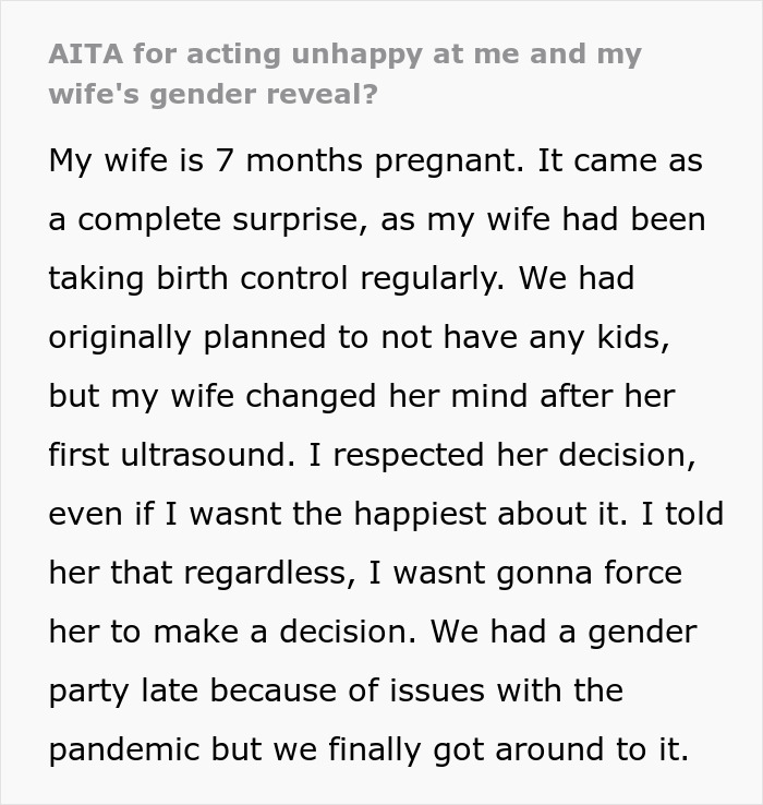 Husband Is At A Loss After Finding Out Wife's Pregnant, Doesn't Fake Being Happy Husband Is At A Loss After Finding Out Wife's Pregnant, Doesn't Fake Being Happy