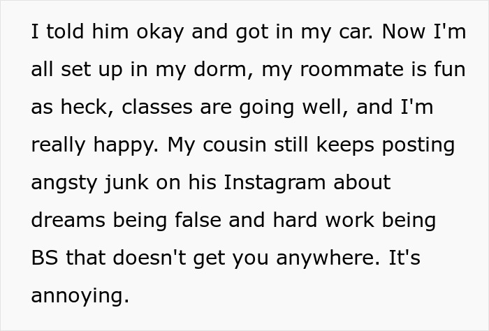 "They Jumped On Me Immediately”: Family Demand Teen Give Up College Spot For Entitled Cousin "They Jumped On Me Immediately”: Family Demand Teen Give Up College Spot For Entitled Cousin