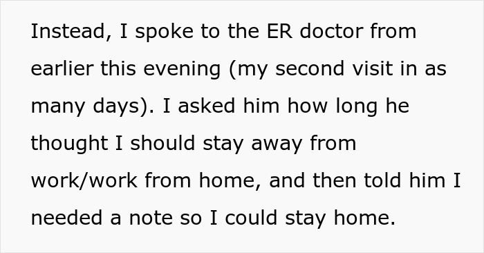 &ldquo;Tale As Old As Capitalism&rdquo;: Ill Woman Maliciously Complies After Boss Demands A Doctor's Note 