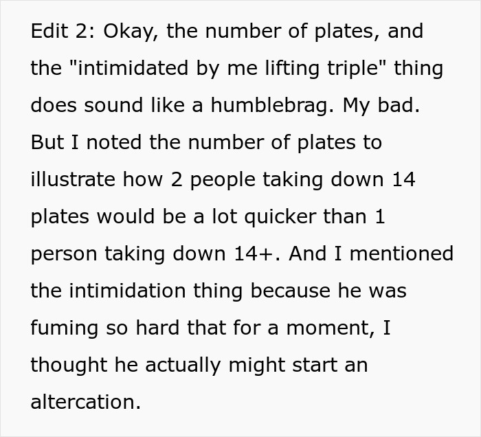 Guy Refuses To Help A Fellow Gym Member, Gets Malicious Compliance In Return