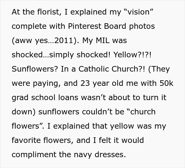 MIL Uses The Fact She Has The Same Name As The Bride To Make Major Changes To The Wedding