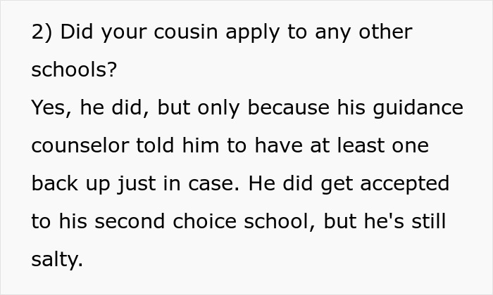 "They Jumped On Me Immediately”: Family Demand Teen Give Up College Spot For Entitled Cousin "They Jumped On Me Immediately”: Family Demand Teen Give Up College Spot For Entitled Cousin