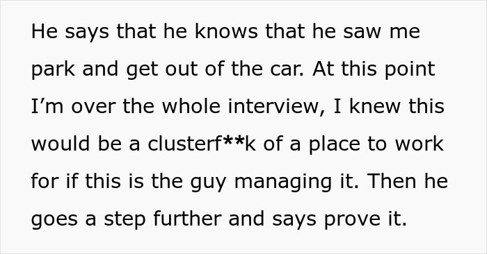 Person Leaves Interview When Manager Demands They Prove It&rsquo;s Not Their Car In The Handicap Spot
