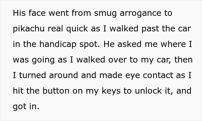 Person Leaves Interview When Manager Demands They Prove It&rsquo;s Not Their Car In The Handicap Spot