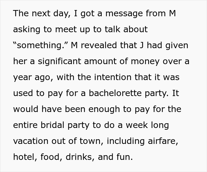 Bride-To-Be Tells Fiancé About Lackluster Bachelorette Party, He Knows Something Is Off Bride-To-Be Tells Fiancé About Lackluster Bachelorette Party, He Knows Something Is Off