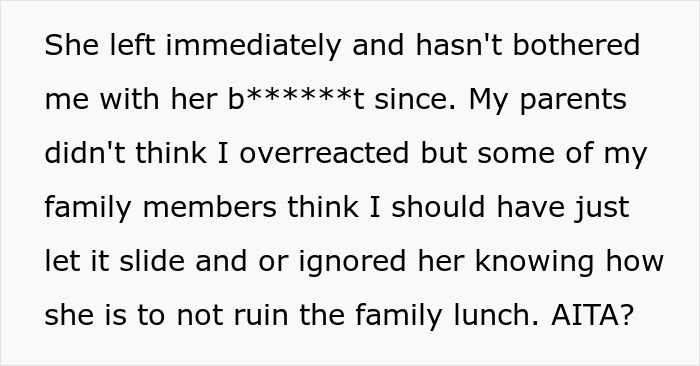 Man Annoyed With Aunt Questioning His Sexuality Gives A Raunchy Reply, Making Her Leave Family Dinner Man Annoyed With Aunt Questioning His Sexuality Gives A Raunchy Reply, Making Her Leave Family Dinner